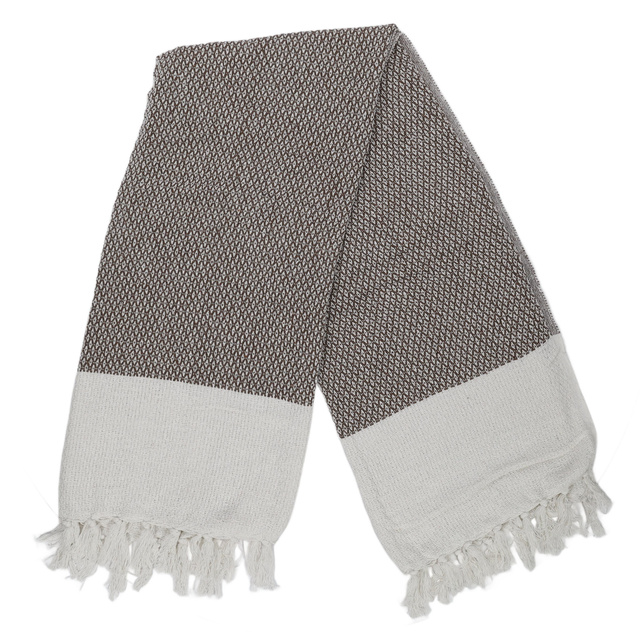 Pătură din bumbac pentru pat, 130 x 160 cm, negru