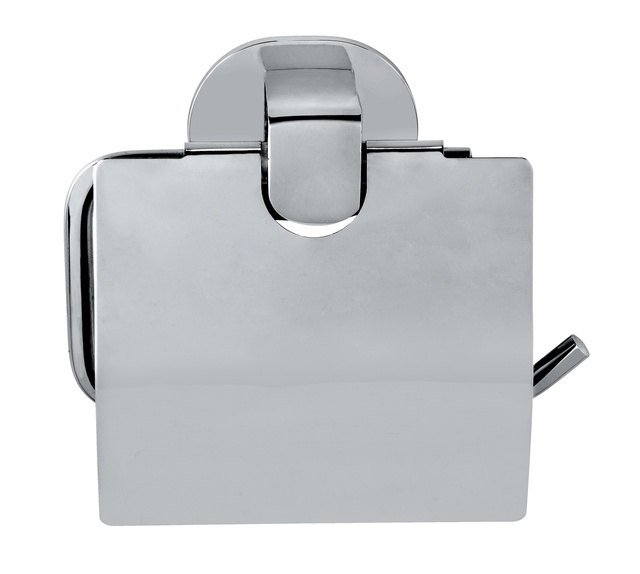 Suport pentru rola de toaleta cu clapeta MARIBOR, instalare fara gaurire UV-Loc, WENKO