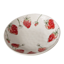 Bol cu model capsuni Strawberry, Ø 34 cm