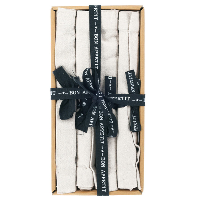 Set de suporturi pentru farfurii din bumbac, 4 bucati, 48 x 33 cm