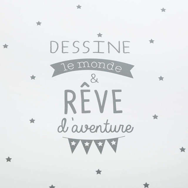 Birou retro pentru copii cu spatiu de depozitare, Atmosphera , alb