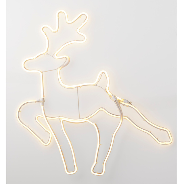 Decorațiune de Crăciun LED, ren, 54 x 59 cm