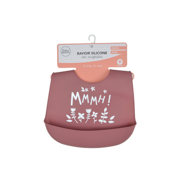 Bavetica din silicon cu buzunar