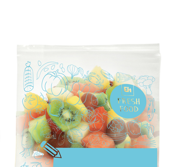 Pungi pentru depozitarea alimentelor, 1 L, 15 buc