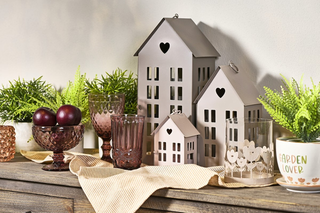 Cupa pentru desert si inghetata, sticla roz, Ø 12 cm