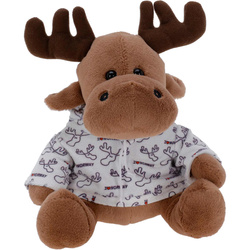 Renifer din pluș cu pulover, 20 cm