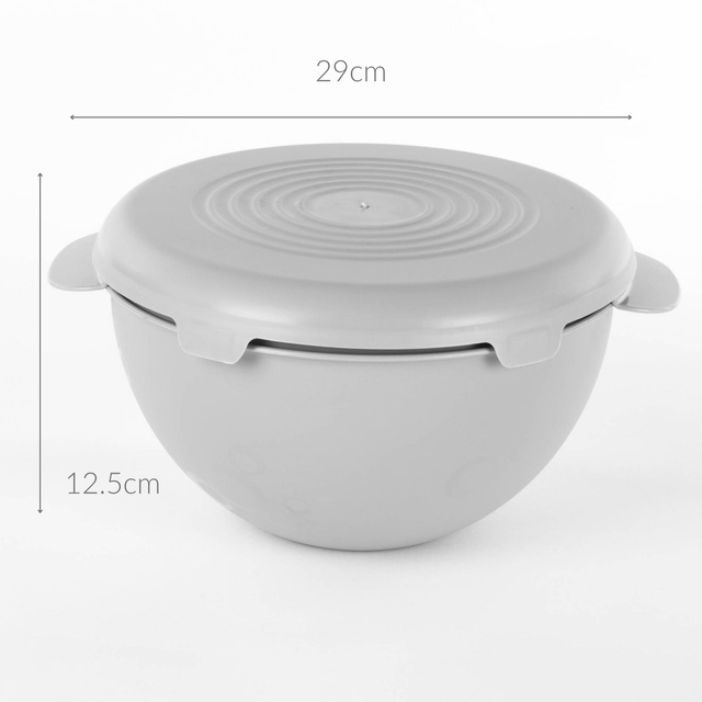 Bol cu strecurătoare și capac, Ø 24 cm