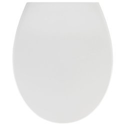 Capac de toaletă premium Samos WENKO, închidere silențioasă a capacului de toaletă Fixare Duroplast Fix-Clip