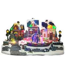 Figurina de Crăciun, cu iluminare LED