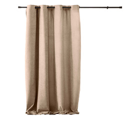 Cortină cu inele 140 x 260 cm WINONA, bej