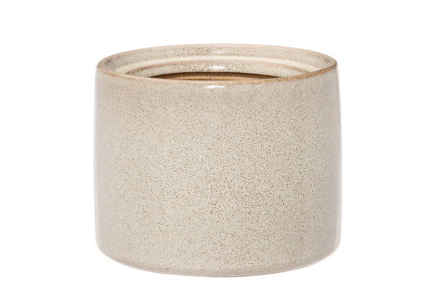 Recipient ceramic cu capac LUODE, Ø 10 cm