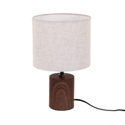 Lampa de masa cu abajur din stofa, 18 x 29,5 cm