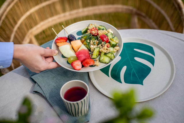 Set farfurii, MONSTERA, ø20,5 cm, 4 bucati, KOZIOL