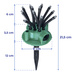 Pulverizator de gradina, 12 furtunuri flexibile, Maximex