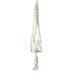 Ghiveci de flori din sticla, decor macrame MAKRAMEE, 83 cm
