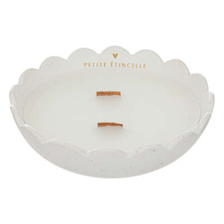 Lumanare mare parfumata in ghiveciul ceramic THE FLORAL, 15 ore de ardere