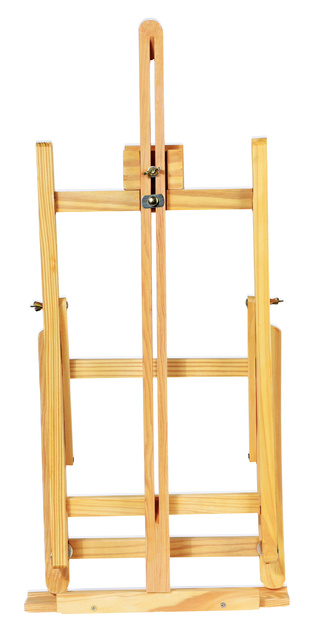 Șevalet din lemn cu înălțime reglabilă, pentru copii și adulți