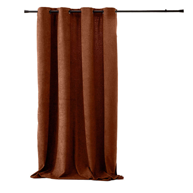 Cortină cu inele 140 x 260 cm WINONA, maro
