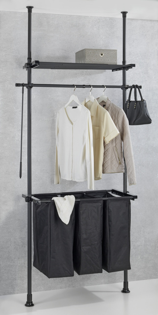 Sistem de dulap telescopic cu cos de rufe, Hercules, WENKO