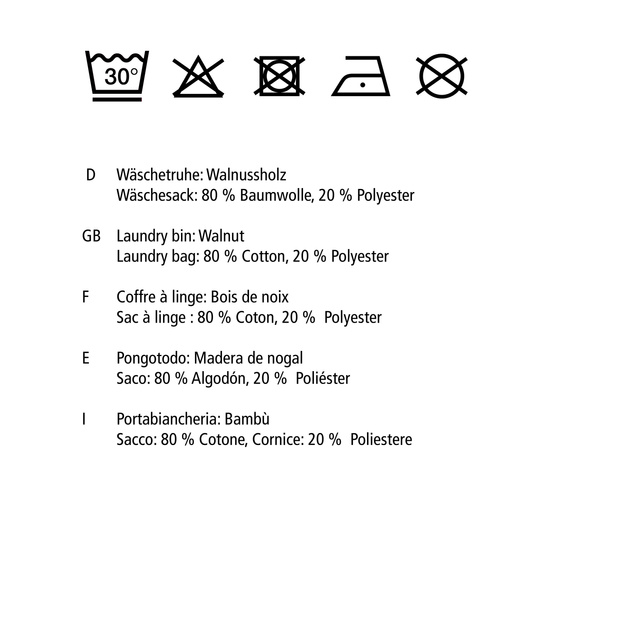 Coș pentru rufe NORWAY - spațiu de depozitare pentru prosoape, WENKO