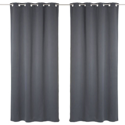 Perdea opaca cu ochiuri 135 x 240 cm, 2 buc.