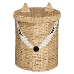 Cos pentru jucarii cu capac, in forma de vulpe, 37 cm