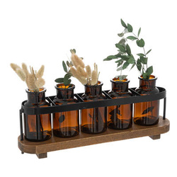 Vaze pe suport pentru flori, 5 buc.