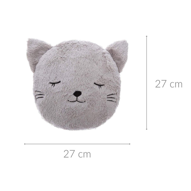 Perna decorativa pentru patut, motiv pisoi, 27 x 27 cm