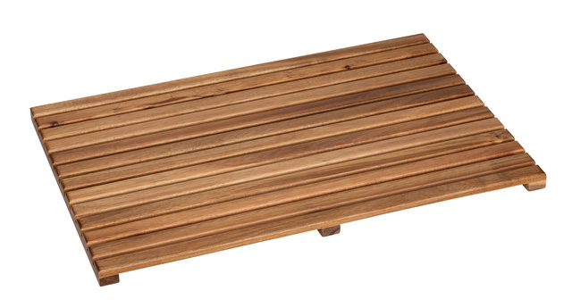 Grila de dus din lemn de salcam, 40 x 60 cm