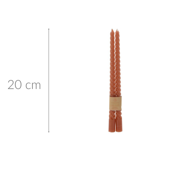 Lumanare decorativa TAPER, 20 cm, 2 bucati