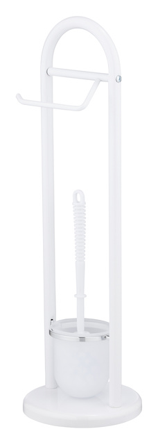 Suport de baie SIENA WHITE, 2 în 1, WENKO, alb