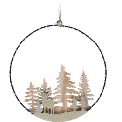 Decorațiune de Crăciun cu LED pentru suspendare, Ø 20 cm