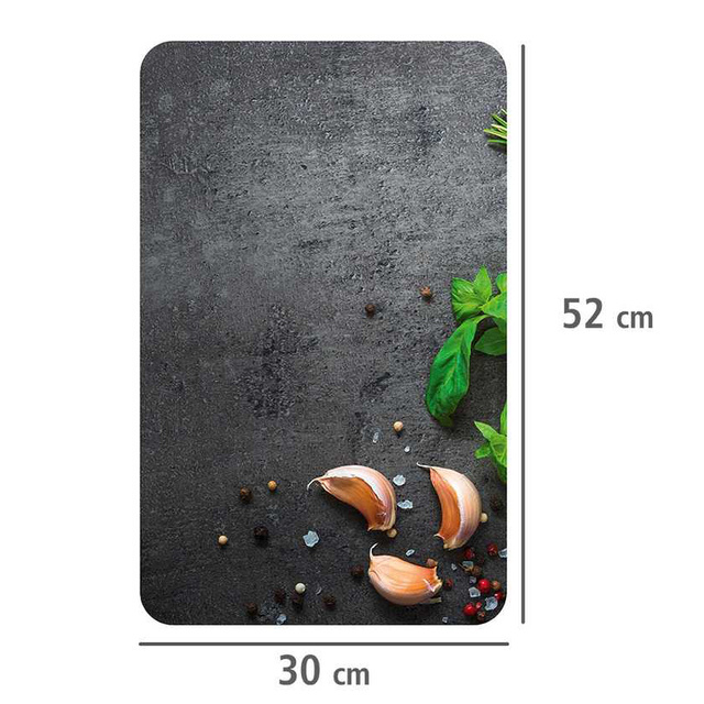 Placi de protectie din sticla HERBS pentru aragaz, 2 bucati, WENKO