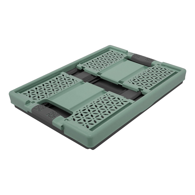 Cutie pliabilă din plastic, 32L, verde