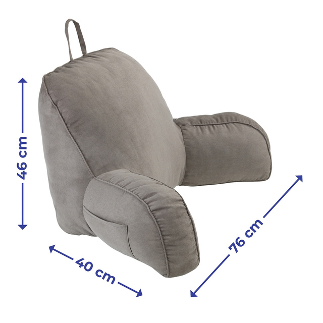 Pernă cu buzunar pentru telefon, telecomandă