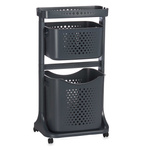 Cutie textilă dreptunghiulară 23 cm ALBĂ