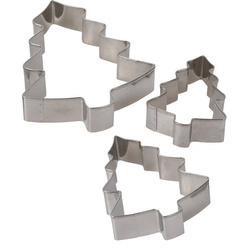 Forme pentru prajituri, tema Craciun, 3 bucati