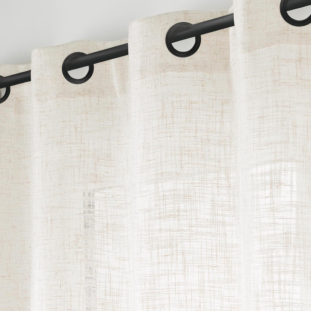 Perdeau cu ochiuri, efect in, ILIN, 140 x 260 cm