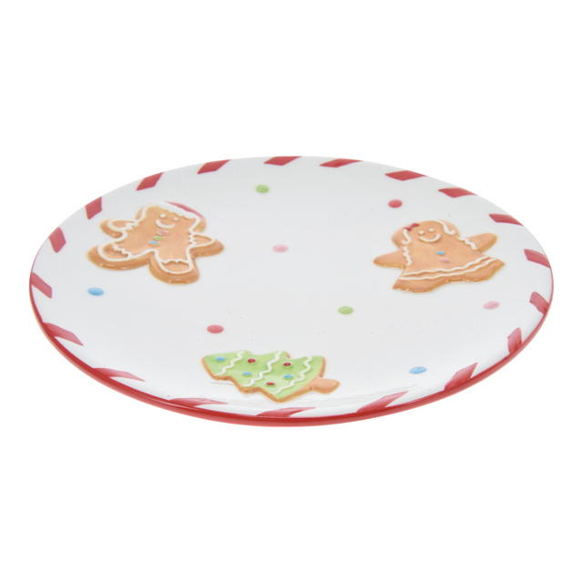 Farfurie de Crăciun, 22 cm, TURTĂ DULCE