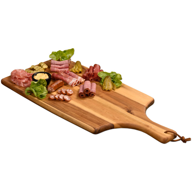 Tăviță de servire și tăiere, lemn de acacia