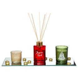 Set parfum, 2 lumânări si difuzor