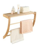 Suport pentru prosoape NORVEGIA, din lemn, WENKO