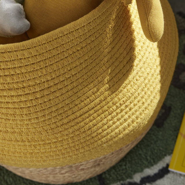 Coș pentru jucării rotund PAON din bumbac, Ø 30 cm