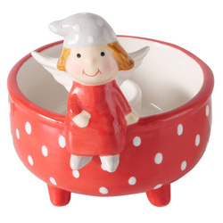 Candelabru cu îngeraș pentru o singură lumânare MALENA