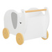 Remorcă din lemn cu roți Elephant, 35 x 30 x 39,7 cm