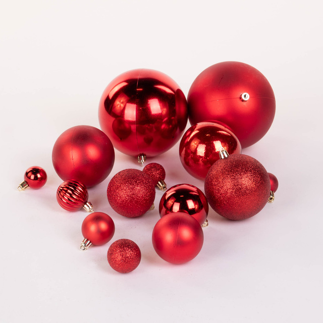 Globuri de Crăciun, set de 92 piese de diferite dimensiuni