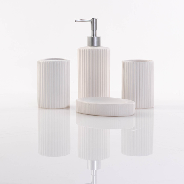 Set accesorii baie ceramica, 4 bucati