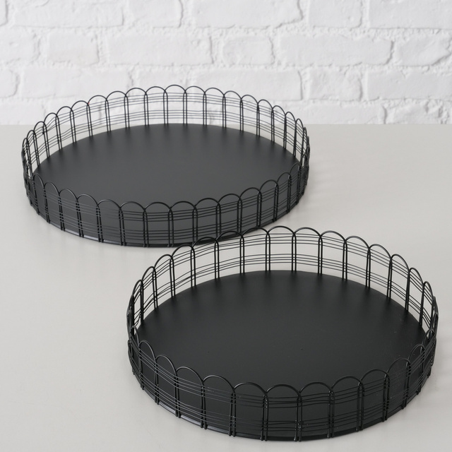 Tavi metalice WEIRY, 2 buc. Ø 25-31 cm