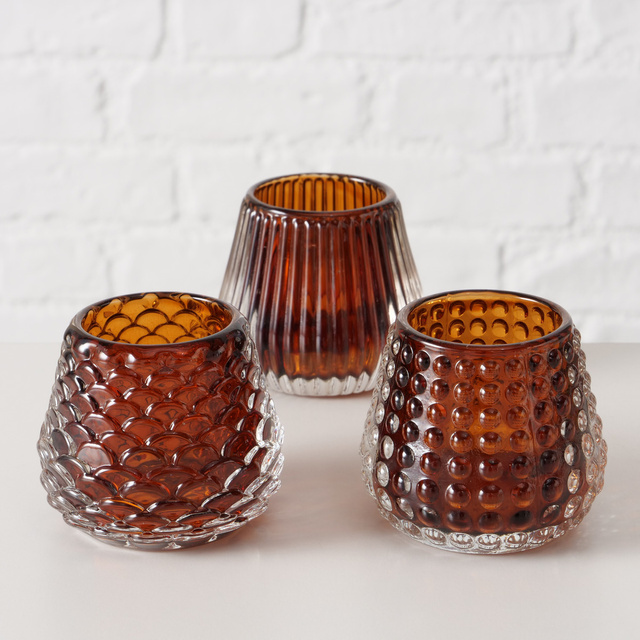 Suport pentru lumânări din sticlă ZATO, Ø 7,5 cm