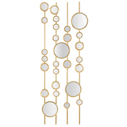 Decor de perete cu oglinzi, 35,5 x 90 cm